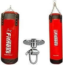 The Worlds Boxing Training Kit Size 100 cm With Boxing training bag size 120 cm And Boxing bag holder World Fitness