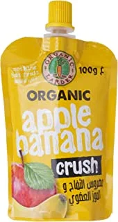 Organic Larder Apple Banana Crush, 100 g