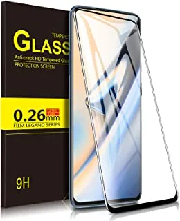 ELTD For Oneplus 7t pro Screen Protector, 9H Hardness HD clear Easy & Bubble Free Installation Tempered Glass Screen Protector Designed for Oneplus 7t pro smartphone (Black)