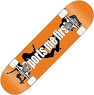 COOLBABY Fashion four-wheel skateboard flashing wheel(orange color)