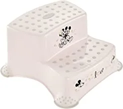 Keeeper Disney-Double Step Stool With Anti-Slip Function - Minnie Mickey Pink