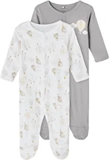 Name It Baby Unisex Night Suit W/F (Pack Of 2)