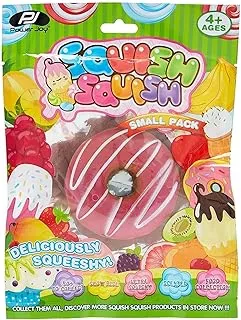 PJ Power Joy Squish Squish Food Small Pack of 1, Assorted Styles and Designs, B113, Multicolor