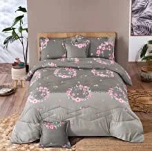 Medium Filling Comforter Set, Single Size, 4 Pieces By Mingli Multi-Color 6285571010977