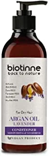 Biotinne Argan Oil and Lavender Conditioner for Dry Hair 300 ml, Brown