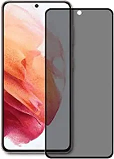 Al-HuTrusHi Samsung Galaxy S21 5G واقي شاشة ، HD شفاف ثلاثي الأبعاد [منحني ثلاثي الأبعاد] [تغطية كاملة] مضاد للخدش ومضاد لبصمات الأصابع 9H صلابة زجاج مقوى (الخصوصية)