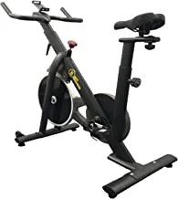 Marshal Fitness Stationary Bike with Resistance Exercise Bikes Indoor Cycling Bike Fully Adjustable Comfortable Seat and Handlebar for Home Cardio Workout Spining Bike with Meter-1827