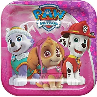 Amscan 581665-66 - Pink Paw Patrol Birthday Party Paper Cups - 8 Pack