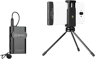 Boya BY-WM4 PRO-K5 Microphones (TX+RXUC) 2.4GHz Wireless Lavalier Microphone System for USB-C Android Devices- Great for Vlogging Filming Recording Live Stream