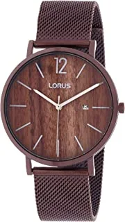 ساعة Lorus كوارتز بعقارب للرجال بسوار من الستانلس ستيل RH993MX9