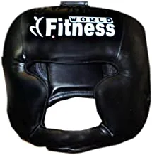 Fitness World Sports Boxing Helmet For The World Fitness, Black