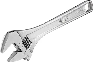 RIDGID 86917 762 Adjustable Wrench, 12-inch Adjustable Wrench for Metric and SAE, Silver, Small