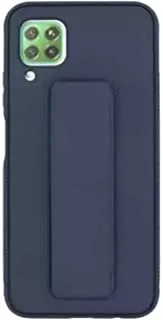 Huawei Nova 7i, Nova 6S, P40 Lite wristband bracket Stand with Steel Support Magnet Car Holder design mobile phone protective Cover case (Blue)