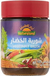 Natureland Vegetable Broth Extract, 125g - Pack of 1