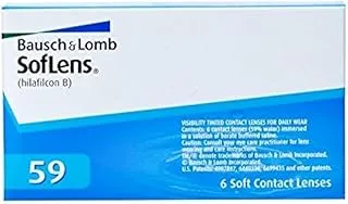 Bausch + Lomb SofLens59 contact lenses- Monthly lenses, Diopter (-9) - 6 Lens Pack