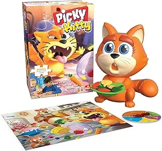 Goliath Games - Picky Kitty The Feed The Kitty His Veggies Before He Flips His Plate Game