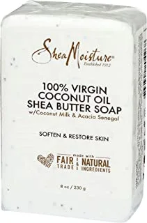 Shea Moisture 100% Virgin Oil Butter Soap, Coconut, 8 Oz (U-Bb-2690)
