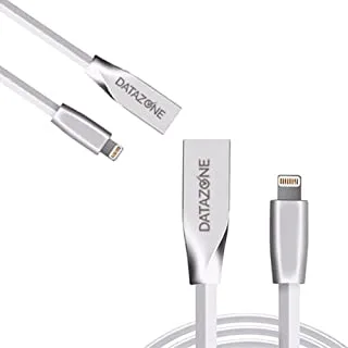 Iphone RhombUS Usb Zinc Cable For Iphone 5S, 6, And 7 And Latest Ios Versions, Black By Datazone, Lightning