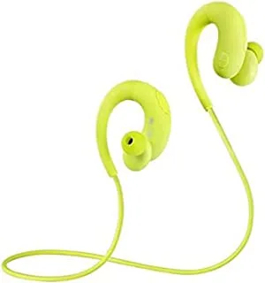 Sport Bluetooth Earbuds, Best Wireless Headphones for Sports Gym Running. IPX6 Waterproof Sweatproof, Fit Headset. Noise Cancelling Earphones w/Microphone Mic DZ-806 (Green), meduim