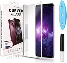 Nano Optics Curved Full Glass Screen Protector For Samsung Galaxy S9, Clear