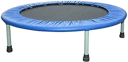 Trampoline, Kids Outdoor Trampolines Jump Bed, Blue, Size: 152 Cm