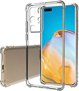 Huawei P40 Pro Case Cover Anti-falling Transparent Crystal Clear Shockproof TPU Bumper Cell Phone Case Back Cover For Huawei P40 Pro by Nice.Store.UAE (Clear)