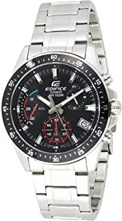 Casio Mens Quartz Watch, Chronograph Display and Stainless Steel Strap