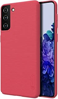 Nillkin Cover Compatible With Samsung Galaxy S21 Plus Case Super Frosted Shield Hard Phone Cover [ Slim Fit ] [ Designed Case For Galaxy S21 Plus ] - Red