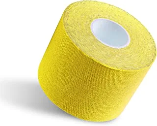 Spidertech Kinesiology Tape Standard Canadian Single Roll, 50 mm x 5 m Size, Yellow