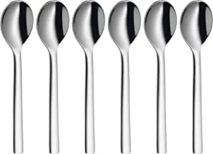 WMF Nuova Espresso Spoon Set, Silver, WM-12-9138-6040, 6 Pieces