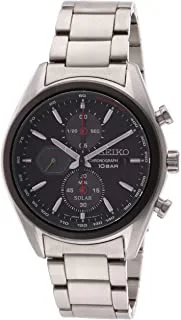 Seiko Chronograph Stainless Steel Solar Watch Ssc771P1 One Size