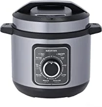 Electric Pressure Cooker With 6L Capacity, KNPC6304 | 45 Mins Timer | Temperature Adjustable | Keep Warm Function | Steam, Rice, Porridge, Chicken Soup, Multigrain, Meat/Stew, Beans/Chill, Beef/Lamp