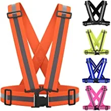 MS Adjustable Reflective Vest Belt For Safety With High Visibility