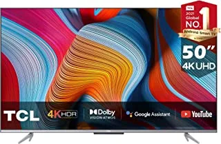 TCL 50 Inch TV 4K HDR Dolby Vision Certified Android MEMC Processor Hands Free - 50P727 (2021 Model)