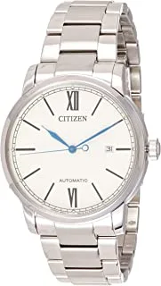 Citizen Mechanical Men Watch With Date - Nj0130-88A, Silver, Bracelet