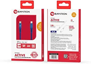 Baykron Cable Type C To Lightning 2 M Blue