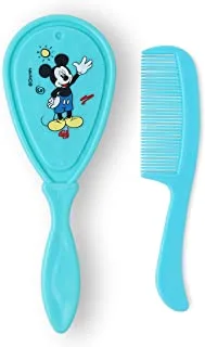 Disney Mickey Mouse Baby Comb & Brush Set, Blue, TRHA1722