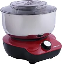 ALSAIF 5L 650W Electric Stand Mixer 6 Speed Control, S/S Bowl With Transparent Cover With Food Intake, Double Whisk, Dough Hook, With Special Bowl Scraper, Red, S/S E02221/RD 2 Years warranty