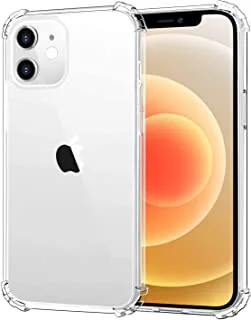 Holdax iphone 12/iphone 12 pro/iphone 12 pro max/iphone 12 mini case [anti-yellowing] soft silicone shockproof thin cover slim gel phone case (iphone 12 mini, crystal clear)