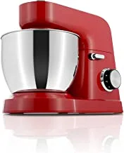 ALSAIF 4.5L 1000W Electric Stand Mixer 6 Speeds Control with Pulse, S/S Bowl, 3 Types Of Tools Beater, Balloon Whisk, Dough Hook, Removable S/S bowl, Red E02231 2 Years warranty