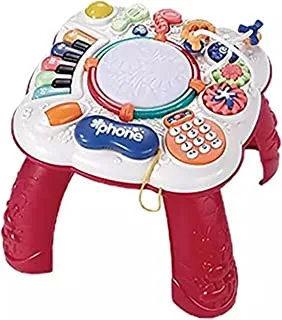 Babylove-Infant Multifunctional Game Table-33-2031876, Red, Large, 33-2031876-Red
