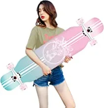 COOLBABY Fashion four-wheel skateboard flashing wheel(Pink color)