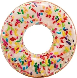 Intex rainbow sprinkle donut tube, multi-colour, 56263