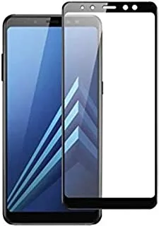 Tempered Glass screen Protector for samsung galaxy A8 2018 - Black