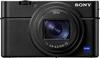 Sony RX100 VII Premium Compact Camera With 1.0-type Stacked CMOS Sensor, 20.1MP, Black, DSC-RX100M7 KSA Version with KSA Warranty Support