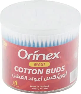 Orinex Cotton Buds Maxi 300 Pcs, Assorted Colour