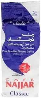 Najjar Coffee Classic Ground Coffee Without Cardamon, 200G