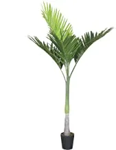 Artificial plant alexandra palm with pot, length 225cm