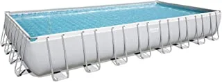 Bestway Rectangular Pool + Filter Pump + Ladder Set,956X488X132Cm
