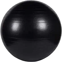 BU Anti-burst Gym Ball, 75 cm Size, Black